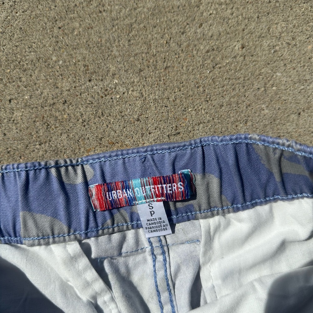 Urban Outfitters Blue and Gray Patterned Pants - Picture 3 of 4